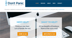 Desktop Screenshot of dontpanicmgmt.com