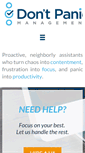 Mobile Screenshot of dontpanicmgmt.com